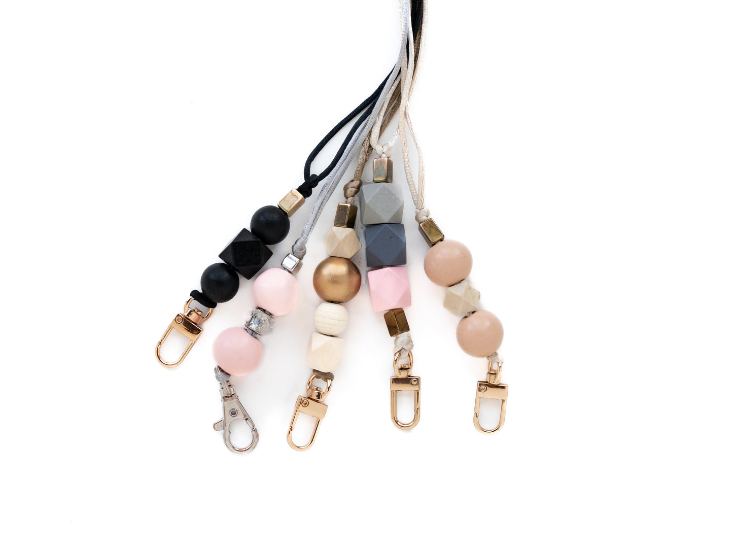 Wood Beaded Teacher Lanyard
