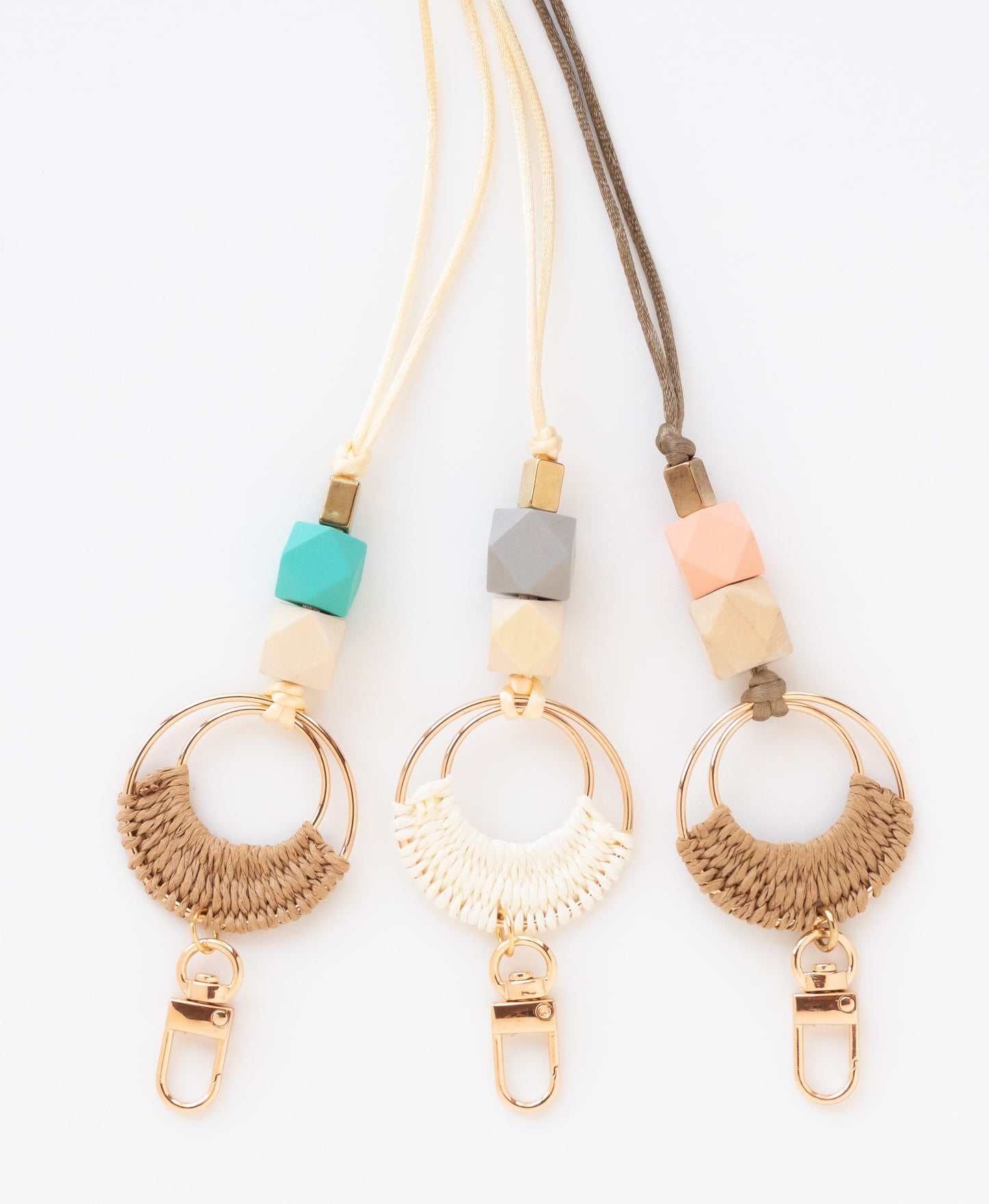 Mrs. McGill's Beaded Rattan Lanyard