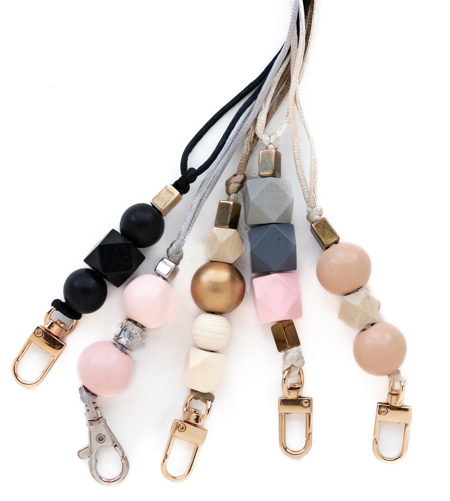 Wood Beaded Teacher Lanyard