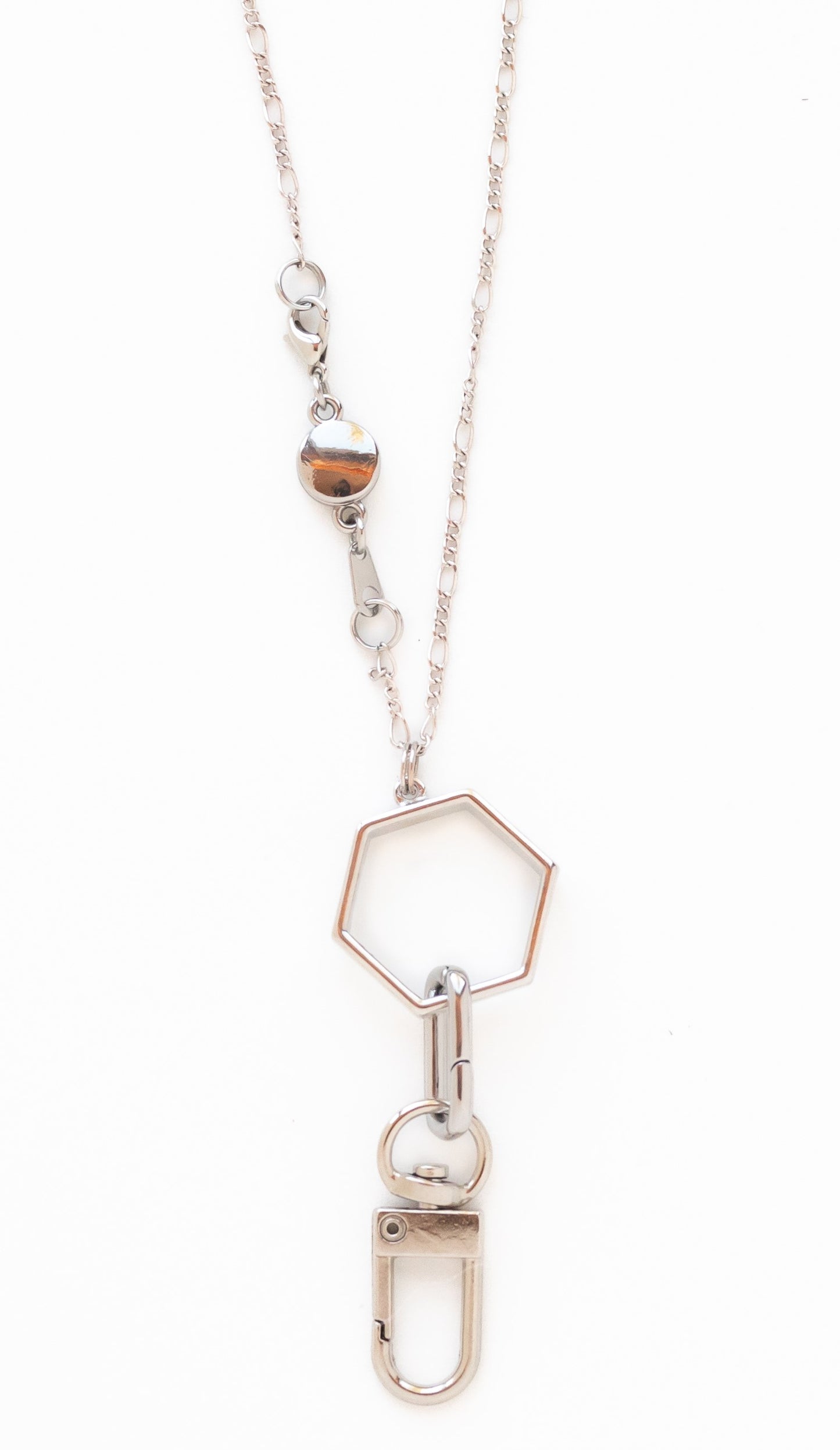 Hexagon Lanyard Necklace