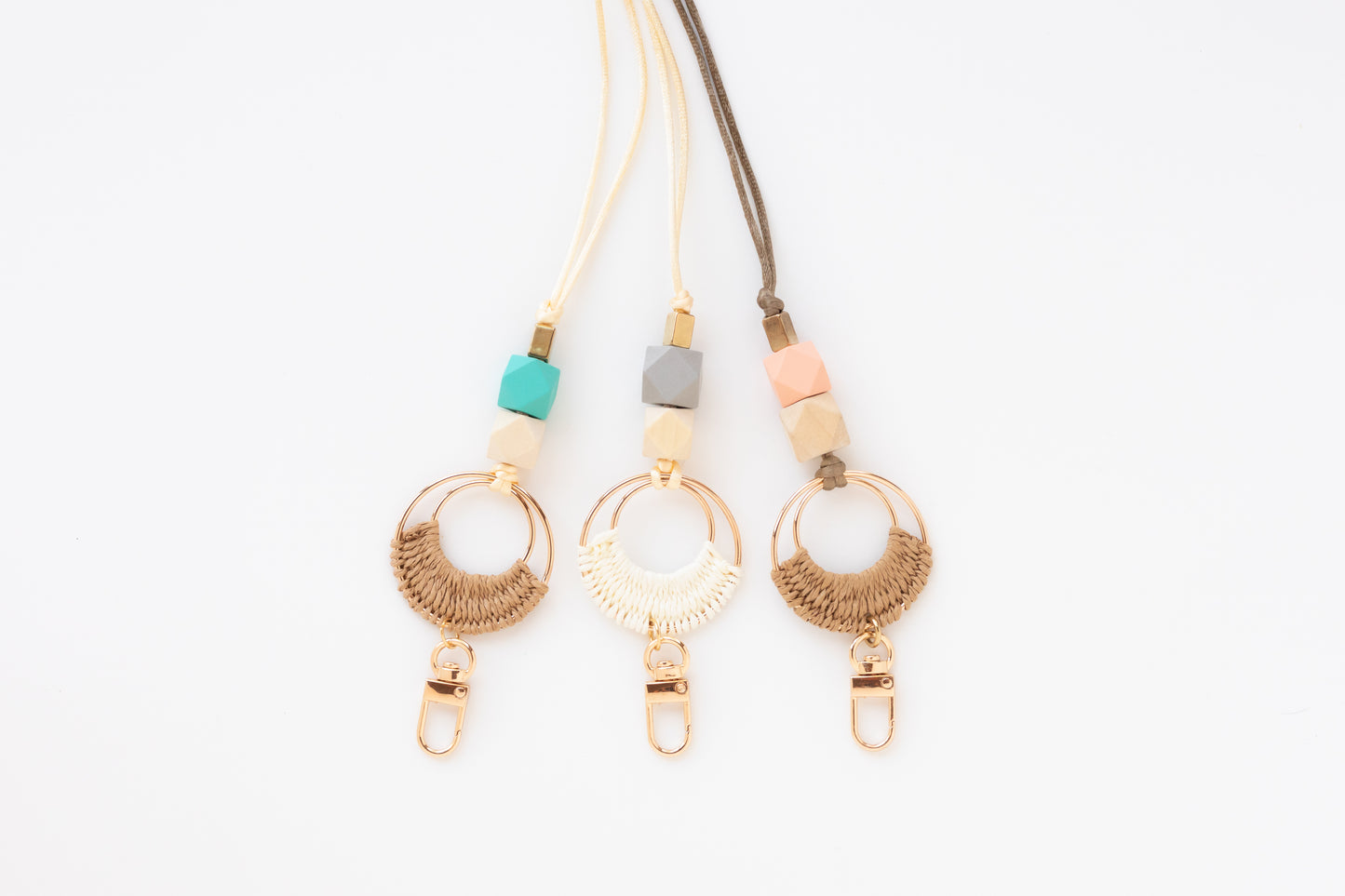 Mrs. McGill's Beaded Rattan Lanyard