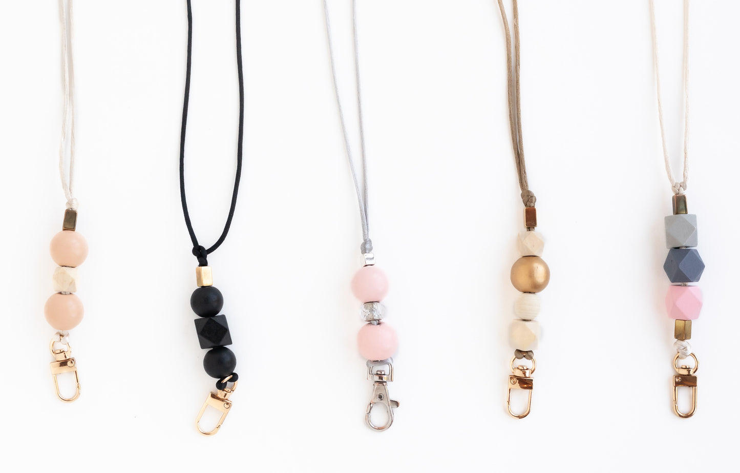 Wood Beaded Teacher Lanyard