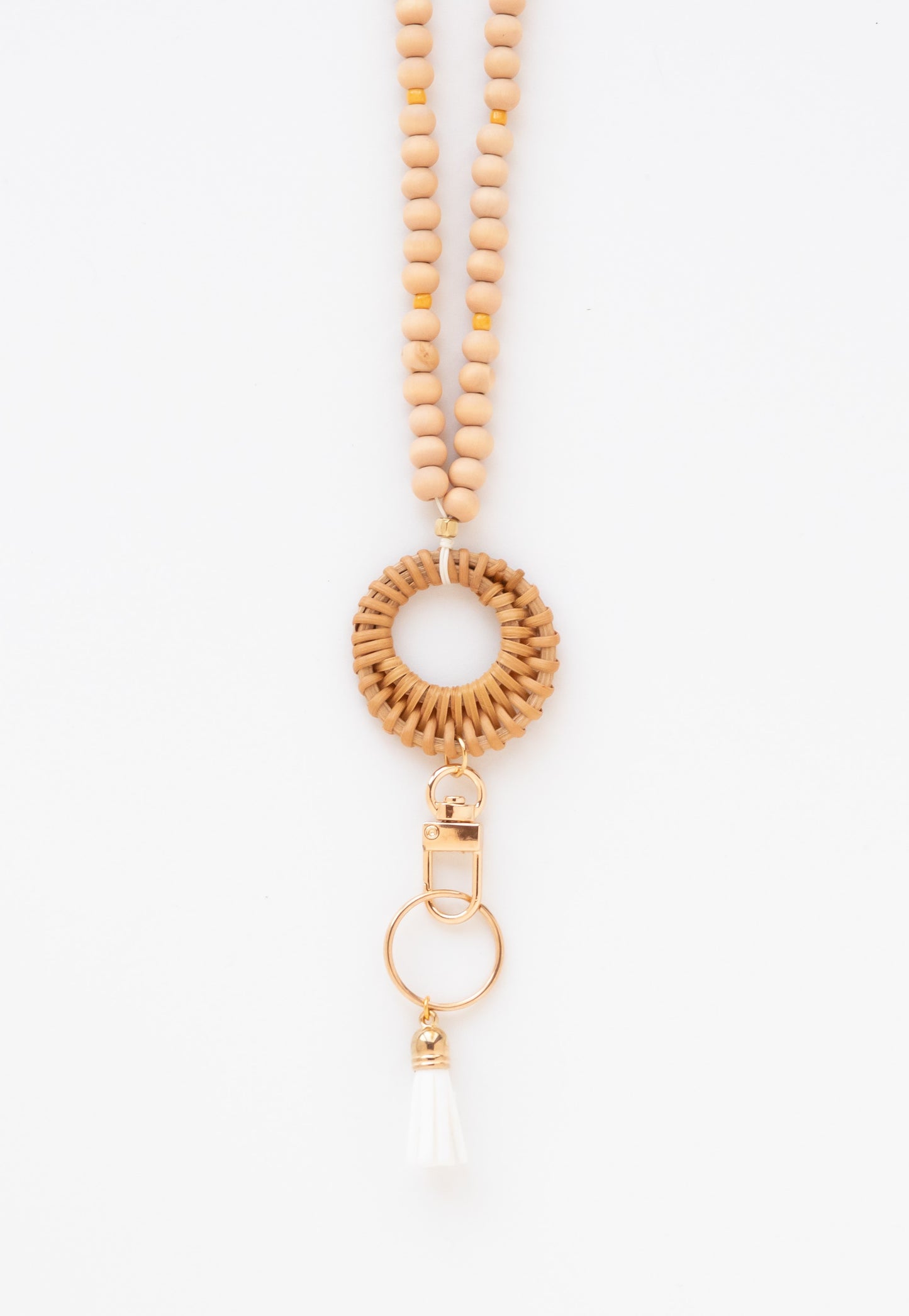 Miss. Guarino's Beaded Rattan Lanyard