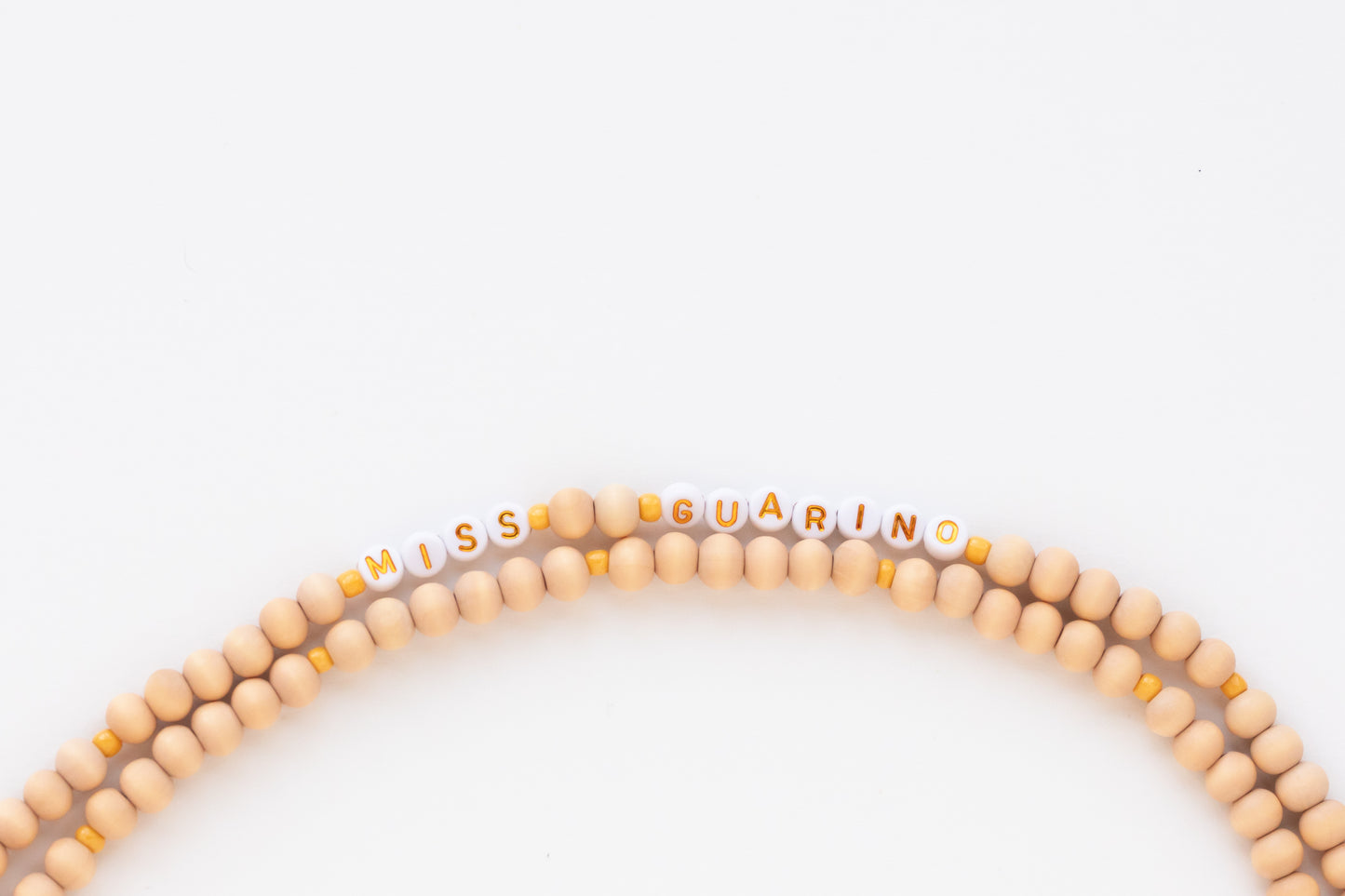 Miss. Guarino's Beaded Rattan Lanyard