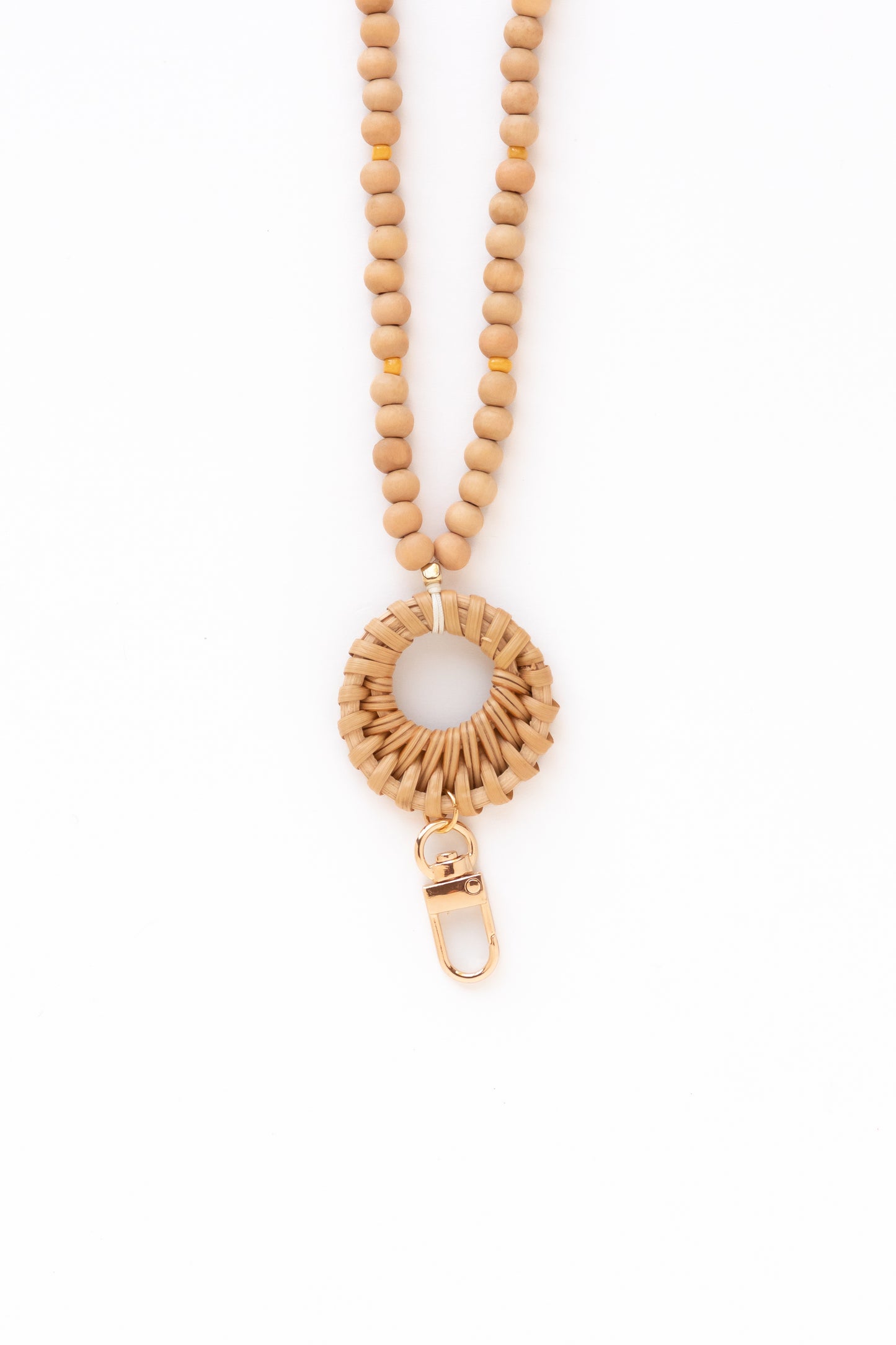 Miss. Guarino's Beaded Rattan Lanyard