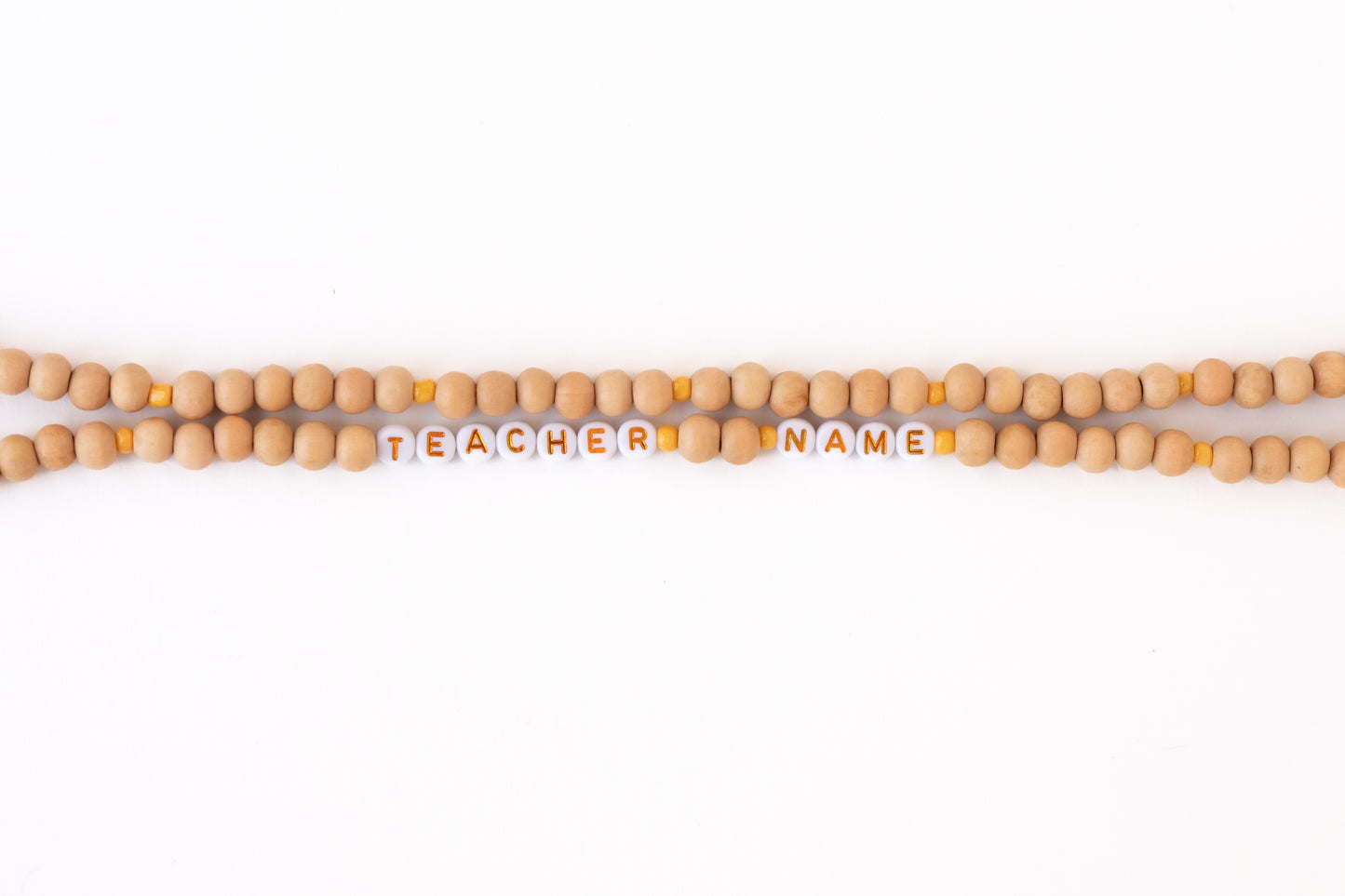 Miss. Guarino's Beaded Rattan Lanyard
