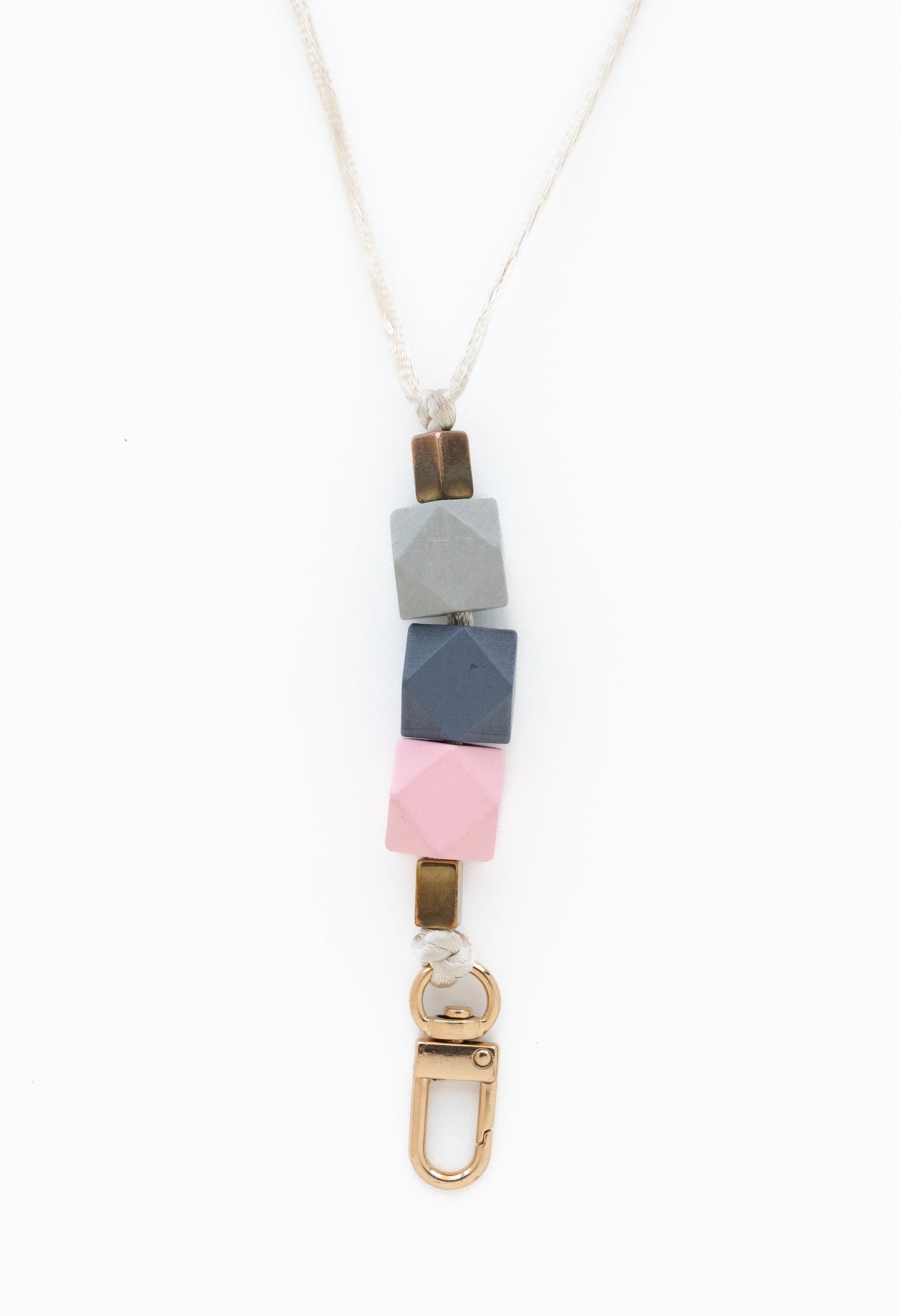 Wood Beaded Teacher Lanyard