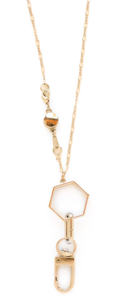 Hexagon Lanyard Necklace